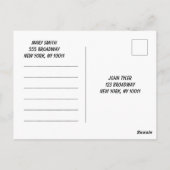 Mein Herz Postkarte (Rückseite)