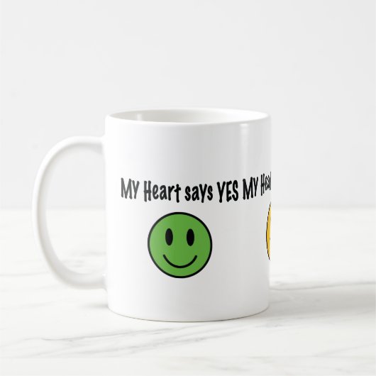 Mein Herz sagt ja… Kaffeetasse (Links)
