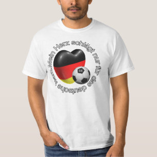 Mein herz schladt nur Pelz DAS deutsche Team T-Shirt
