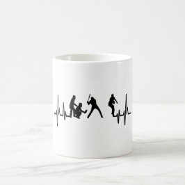 Mein Herz schlägt für Baseball-Tasse Kaffeetasse