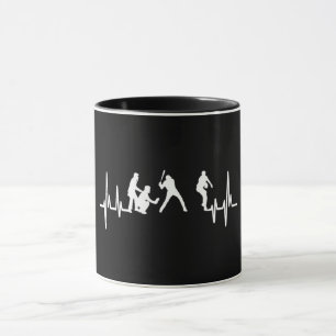 Mein Herz schlägt für Baseball-Tasse Tasse