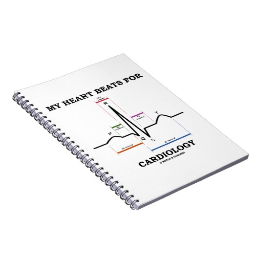 Mein Herz schlägt für Kardiologie (EKG / EKG) Notizblock (Rechte Seite)