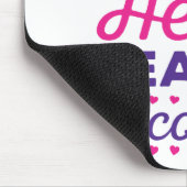 Mein Herz schlägt in 8 Grafen Cheerleader Cheer Mousepad (Ecke)