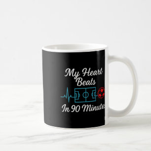 Mein Herz schlägt in 90 Minuten Fußballfan-Novität Kaffeetasse