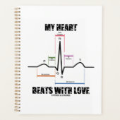 Mein Herz schlägt mit Liebe EKG Planer (Vorderseite)