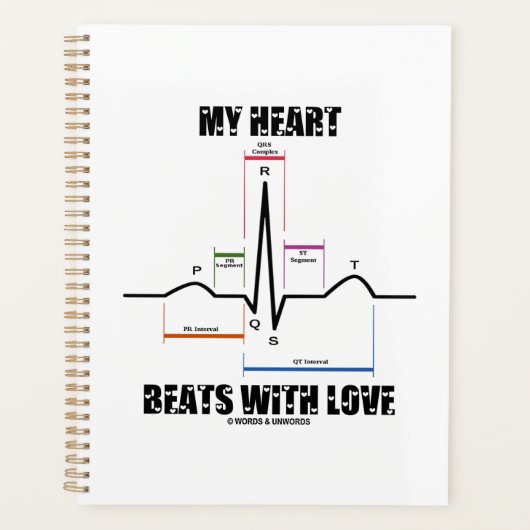 Mein Herz schlägt mit Liebe EKG Planer (Vorderseite)