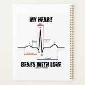Mein Herz schlägt mit Liebe EKG Planer (Rückseite)