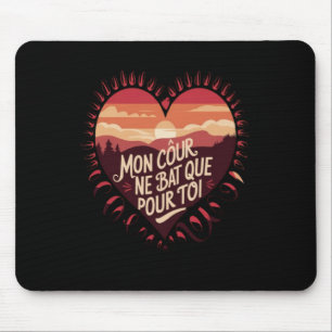 Mein Herz schlägt nur für dich Mousepad