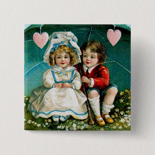 Mein Herz schlägt warm... Button (Vorderseite)