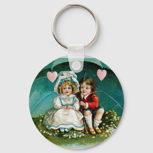 Mein Herz schlägt warm... Schlüsselanhänger (Vorderseite)