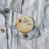Mein Herz tut weh Button (Beispiel)