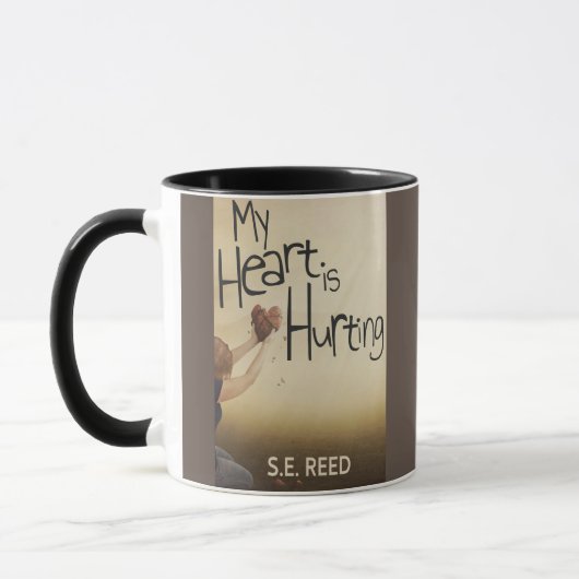 Mein Herz tut weh Tasse (Links)