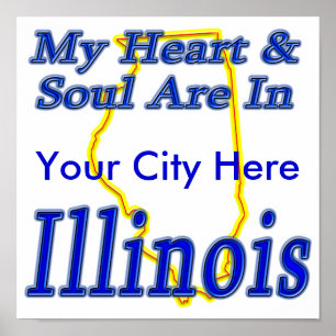 Mein Herz u. Soul sind in Illinois Poster