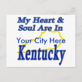 Mein Herz und Soul sind in Kentucky Postkarte