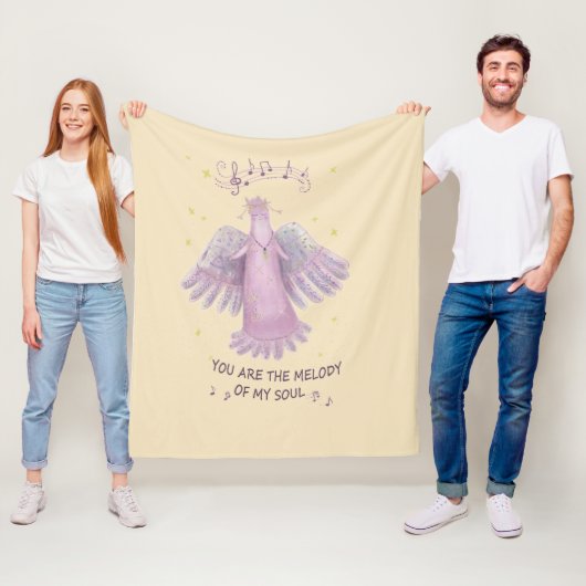 mein Herz Valentine Fleecedecke (Beispiel)