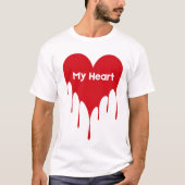 Mein Herz Valentine T-Shirt entwirft (Vorderseite)