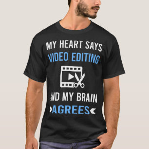 Mein Herz Video Editing Editor T-Shirt