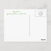 MEIN HERZ von Diana S Martin Postkarte (Rückseite)