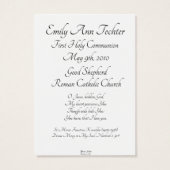 Mein Herz wahrnimmt dich als Gebetskarte (Rückseite)