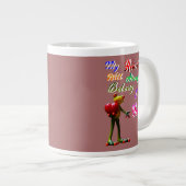 Mein Herz wird dir immer gehören Jumbo-Tasse (Vorderseite Rechts)
