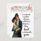 Mein Herz wird immer Ihr Sinn und Ihre Sensibilitä Postkarte (Vorne/Hinten)