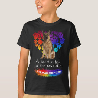 Mein Herz wird von den Paaren eines deutschen Hirt T-Shirt