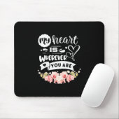 Mein Herz, wo immer du bist Mousepad (Mit Mouse)