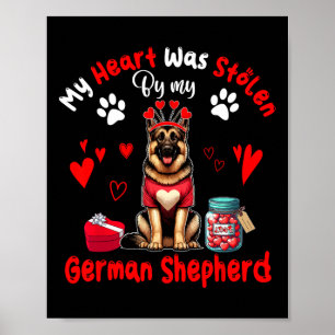 Mein Herz wurde von meinem deutschen Schäferhund-V Poster