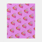 MEIN HERZEN WIRD LANGSAM SCHLIESSEN FLEECEDECKE (Vorderseite)