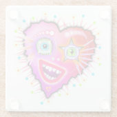 MEIN HERZEN WIRD LANGSAM SCHLIESSEN GLASUNTERSETZER (Rückseite)