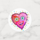 MEIN HERZEN WIRD LANGSAM SCHLIESSEN KONFETTI (Klein Vorderseite)