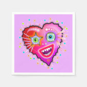 MEIN HERZEN WIRD LANGSAM SCHLIESSEN SERVIETTE (Vorderseite)