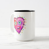 MEIN HERZEN WIRD LANGSAM SCHLIESSEN ZWEIFARBIGE TASSE (Vorderseite Links)