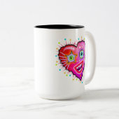 MEIN HERZEN WIRD LANGSAM SCHLIESSEN ZWEIFARBIGE TASSE (VorderseiteRechts)