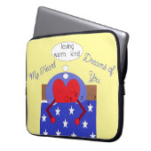 Mein Herztraum von Ihnen: Laptopschutzhülle (Vorderseite Links)