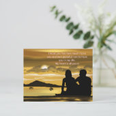 Mein Herzvalentinstag vereinigen Postkarte (Stehend Vorderseite)