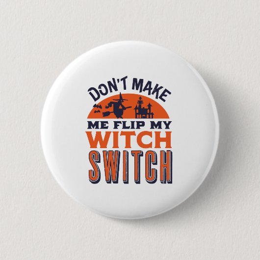 Mein Hexenschalterzitat und meine Puppe zu Weihnac Button (Vorderseite)