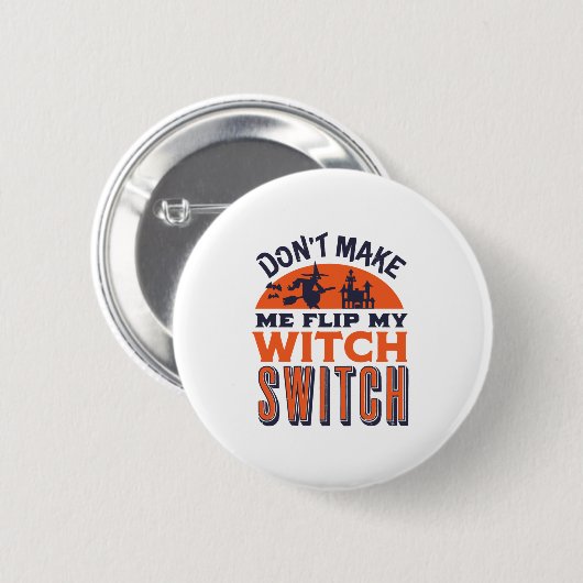 Mein Hexenschalterzitat und meine Puppe zu Weihnac Button (Vorne & Hinten)