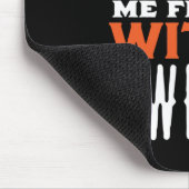 Mein Hexenschalterzitat und meine Puppe zu Weihnac Mousepad (Ecke)