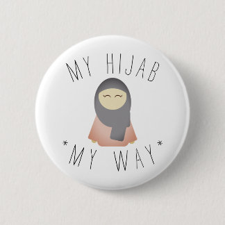 mein Hijab Pinback Button muslimisch Girl islamic 
