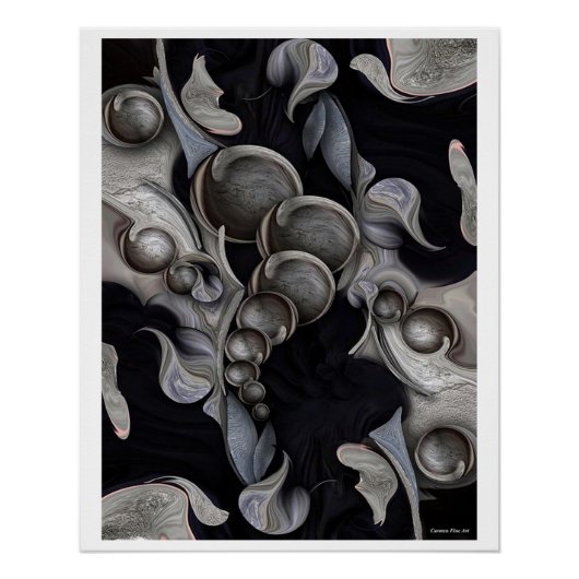 "Mein Himmel des Lebens", glänzendes Poster (Vorderseite)