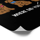 Mein Hintern Hurts Happy Easter Day Bunny Rabbit E Poster (Ecke)