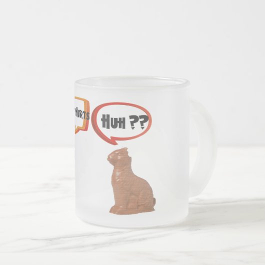 Mein Hintern tut dem lustigen Schlammdesign weh Mattglastasse (VorderseiteRechts)