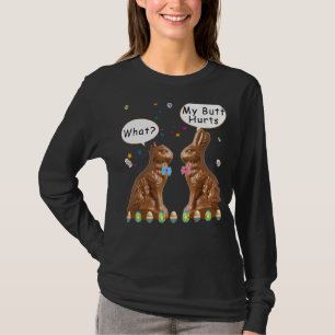Mein Hintern tut Schokolade zu Ostern lustig T-Shirt