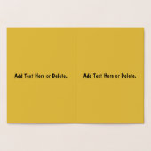 Mein Hintern tut weh! -Was ist? Funny Bunny Folienkarte (Innenseite)