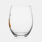 Mein Hintern tut weh! -Was ist? Weinglas Ohne Stiel (Links)