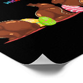 Mein Hintern tut weh, wohin Osterhase pinkelt Poster (Ecke)