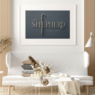 MEIN HIRTE | Psalm 23:1 Christlich Poster