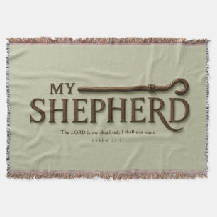 MEIN HIRTE Sanfte Salbei Psalm 23:1 Wurfdecke Decke