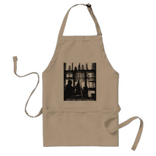 "Mein Hobby-Gebäude aus Holz alte Segelschiffe" Schürze